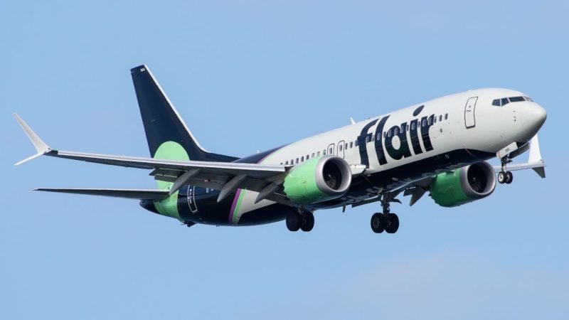 Flair 737 MAX 8 C-FFBC YYZ-JFK 1h09m 6.04.23